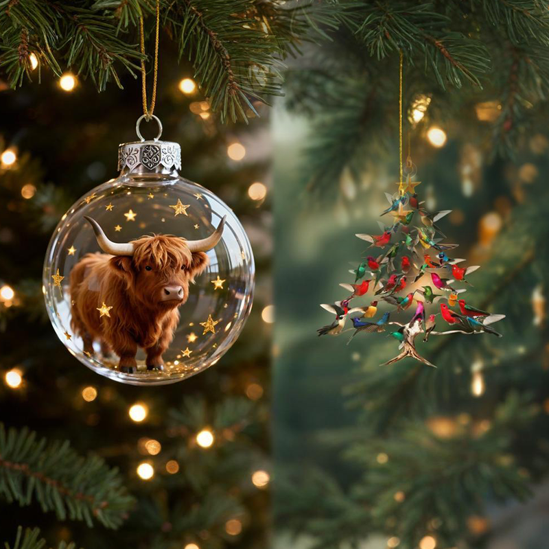 🎄 Free Shipping + Holiday Deals! Bring Home the Sparkle of Christmas with Our Hummingbird Ornament ✨（）