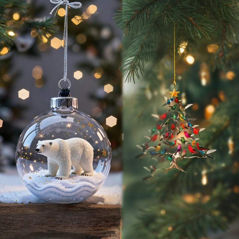 Buy 2Get 3 Free — includes a free Polar Bear crystal ornament! (5PCS) Hot Sale